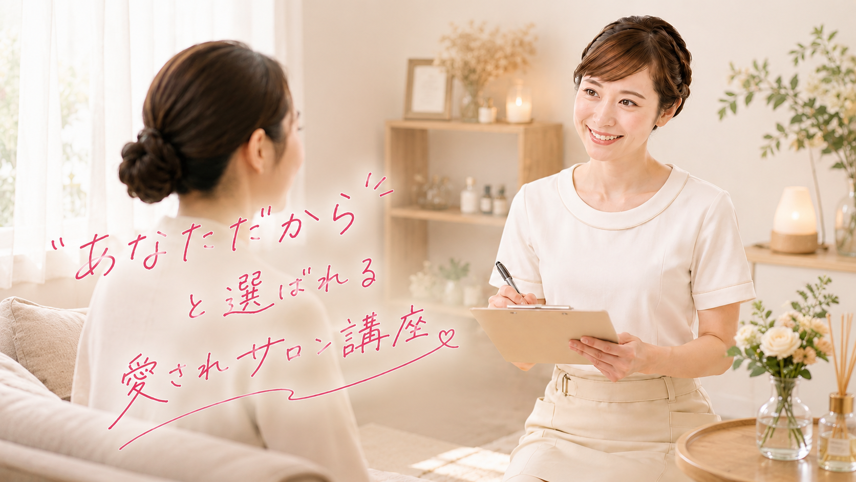 “あなただから”と選ばれる愛されサロン講座